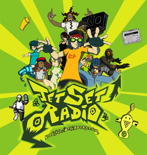 Jet Set Radio gameplay videos