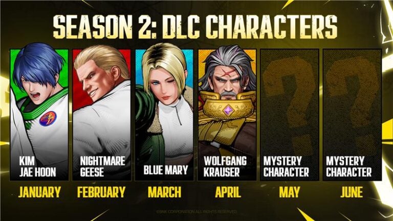 Fatal Fury: City of Wolves season 2 DLC characters reveal has begun